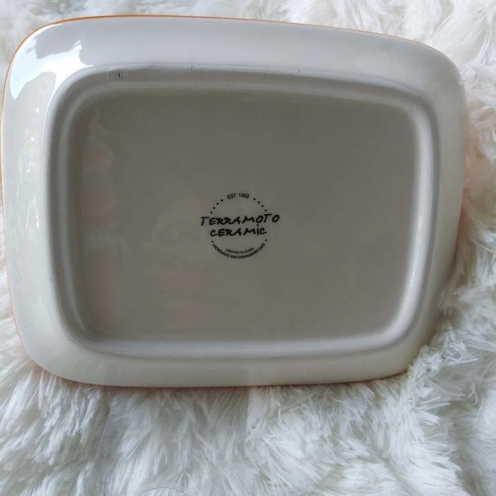 NWT Terramoto Harvest Fall Butter Dish